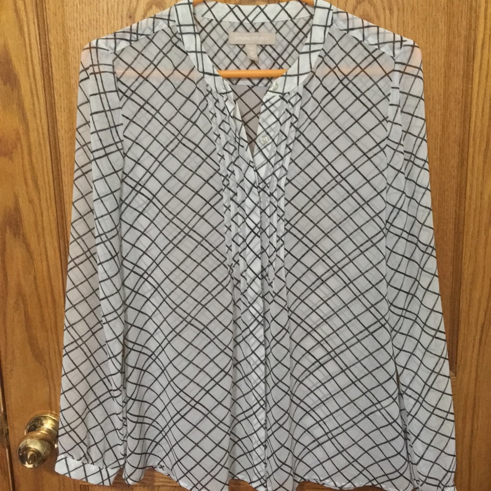 Banana republic pattern blouse